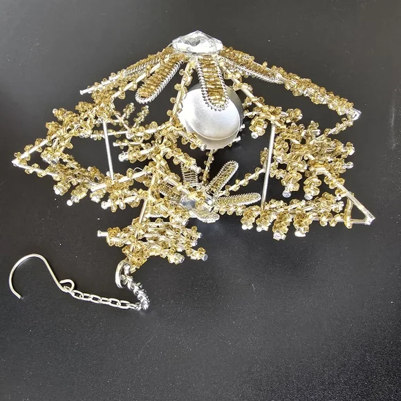 Gold Snowflake Ornament - Picture 8 of 9